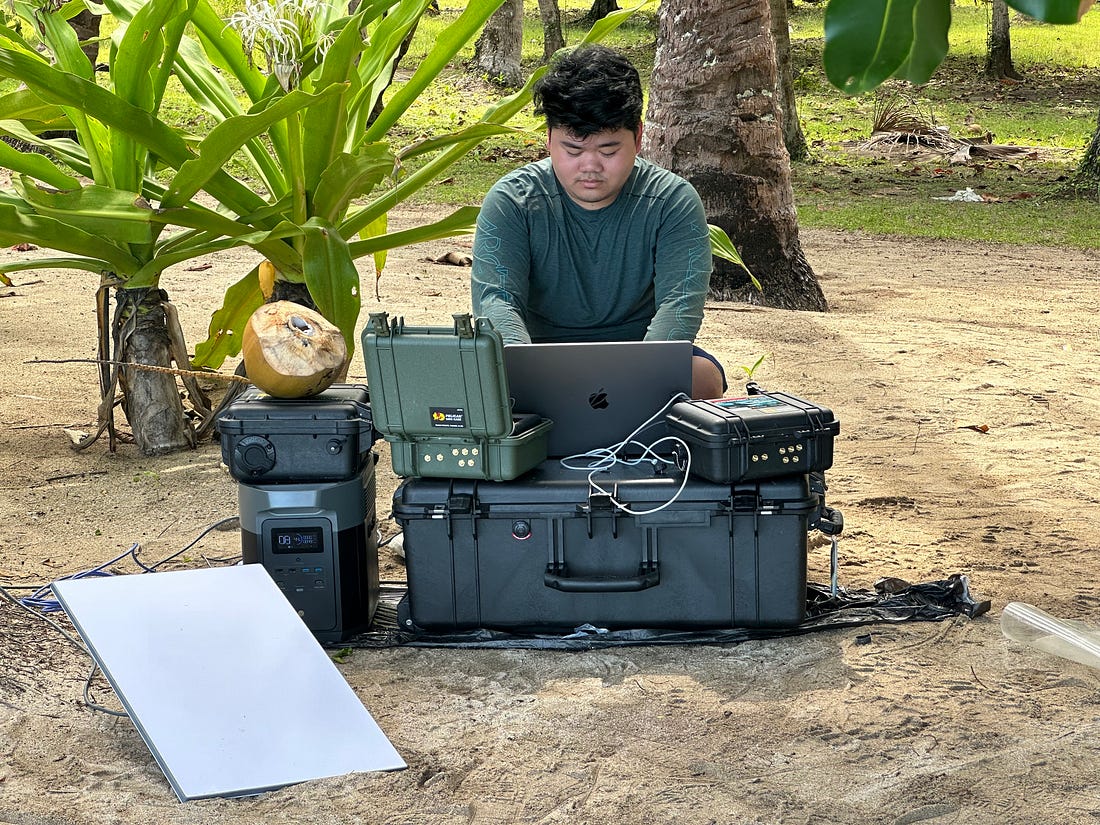 Miguel Opeña, FDE at Vannevar, testing our systems in theater