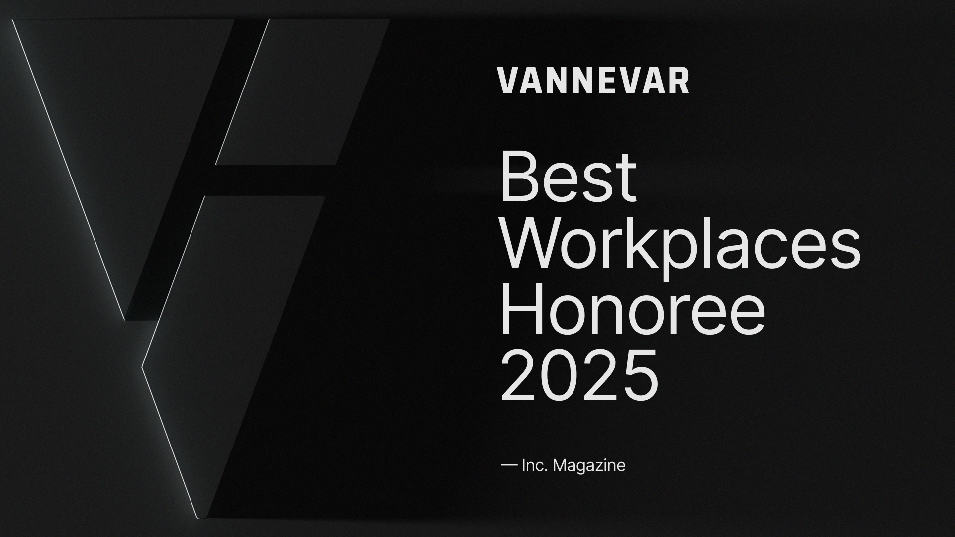 Vannevar Named One of Inc.'s Best Workplaces 2025